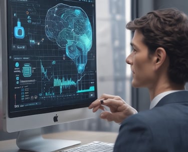 A financial advisor discussing plans with a client over documents.