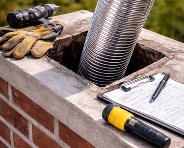 flue liners wett inspections