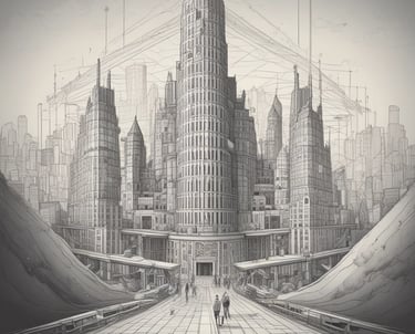 A professional consultant discussing financial charts over a coffee cup in a cozy office.