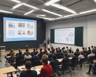 A team engaged in a training session.