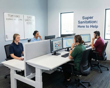 Super Sanitation Customer Service Team in Abbotsford, BC