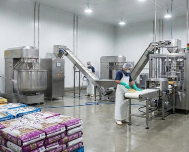 Super Sanitation staff performing HACCP‑compliant cleaning in Fraser Valley food plant