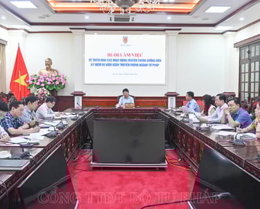 Ngày 25/9, Thứ trưởng Nguyễn Thanh Tịnh có buổi làm việc với 