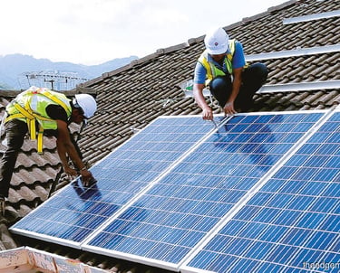 solar installation for homes