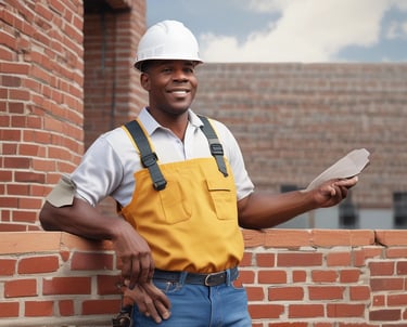 man standing near white wall