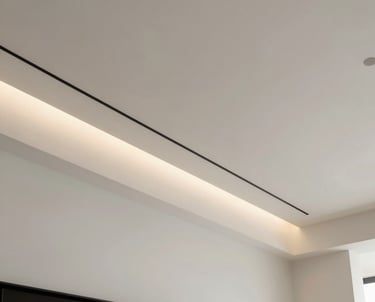 Minimalist line drawing of a ventilation diffuser integrated into a wall.