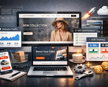 Agência de estratégias digitais focada em vendas online e crescimento de negócios