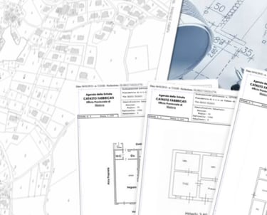 Scheda catastale, tipo mappale, frazionamento, DOCFA, PREGEO