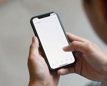 A sleek smartphone displaying a variety of affordable wireless plans on screen.