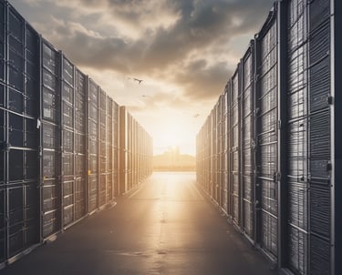 Visual of seamless migration from SAP ECC to S/4HANA with minimal downtime.