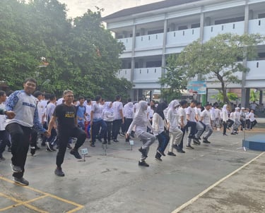 Pembiasaan Senam Anak Indonesia Sehat