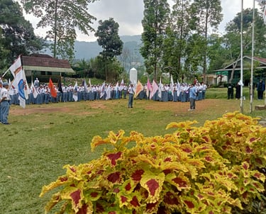 Upacara pembukaan LDKS 2025