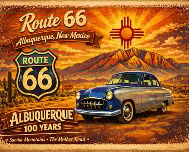 route 66 postcard