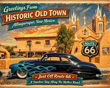 old town albuquerque hot rod