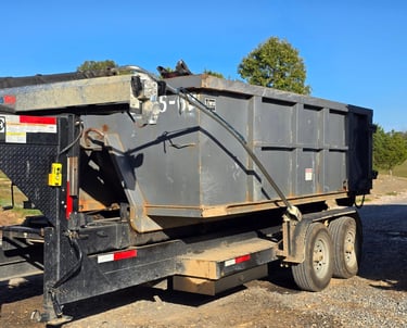 dumpster delivery service Sweetwater TN Trailer Trash LLC