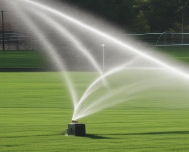 A sleek modern website layout on a laptop screen with blue electric accents.