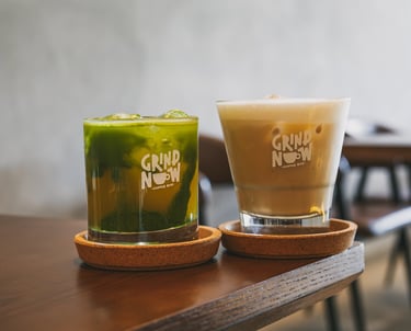 Jungle Mint and Butterscotch Seasalt at Grind Now Coffee Bar Batam