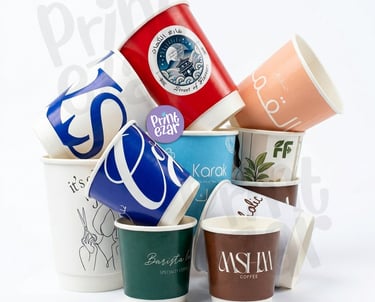 High-quality custom printed double wall cups UAE at best prices for cafes and corporates.