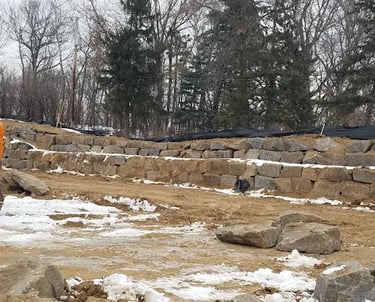 the retaining wall group - professional landscape and tree removal near me