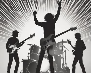 A close-up of melting ice caps under a cloudy sky.