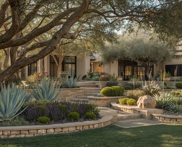 xeriscape hill country garden design
