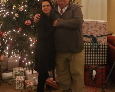 Pastor and his wife at a Christmas concert