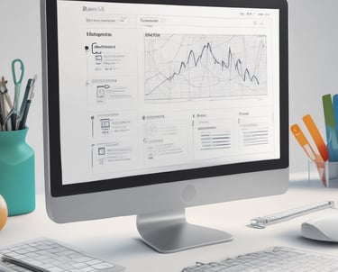 A graph showing a sharp upward trend in digital ad performance metrics.