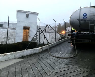 Descarga en Aljibe de población