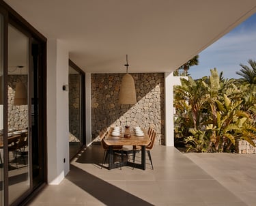 mediterranean villa interior design cala carbo ibiza