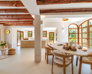 mediterranean kitchen design ibiza oak wood