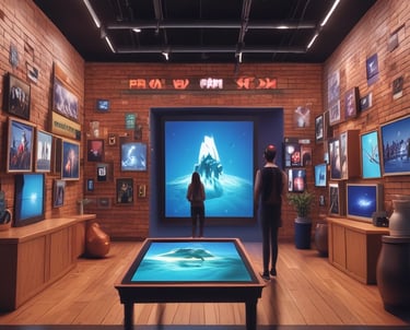 Smartphone on tripod capturing sunset over ocean