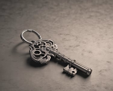 a person holding keys to a house