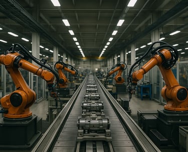 Operation excellence, state of the art factory using automated processes