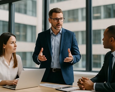 Sourcing team debating cost reductions and products qualities