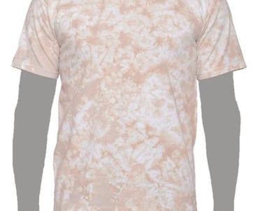khaki Tie-dye T-shirt, Tan Tie-dye T-shirt