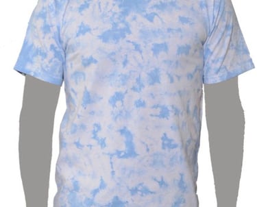 Soft Blue tie-dye t-shirt, Light Blue tie-dye t-shirt, Lite blue tie-dye t-shirt