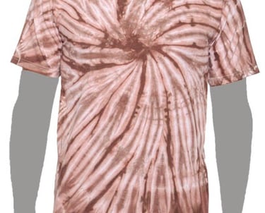 Brown Tie-dye T-shirt