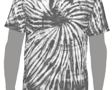 Gray Tie-dye T-shirt, Grey Tie-dye T-shirt, Charcoal Tie-dye T-shirt