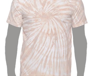 khaki Tie-dye T-shirt, Tan Tie-dye T-shirt