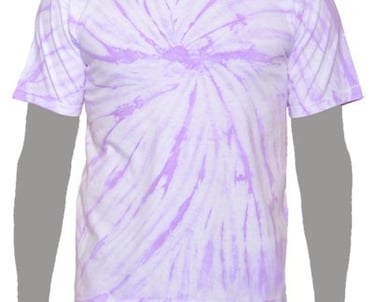 Purple Tie-dye T-shirt, Lavender Tie-dye T-shirt