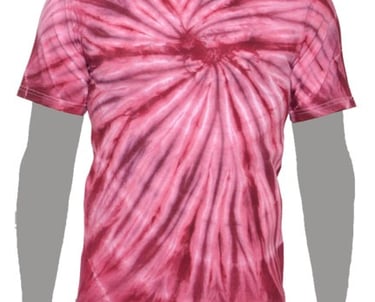 Maroon Tie-dye T-shirt