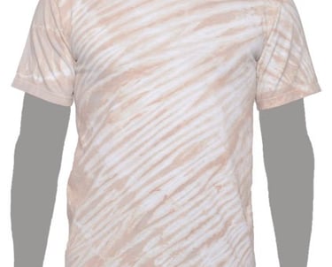khaki Tie-dye T-shirt, Tan Tie-dye T-shirt