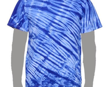 Royal Tie-dye T-shirt, Blue Tie-dye T-shirt