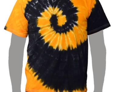 Black Gold Custom Tie-dye T-shirt