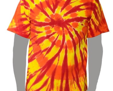 Fire Tie-dye T-shirt 