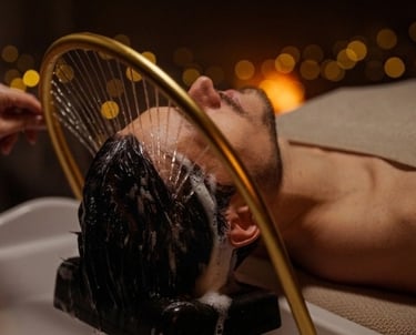 Soin Head Spa réalisé chez Fée Pour Vous