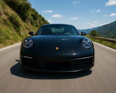 a black porsche 911777 porsche 9114 porsche