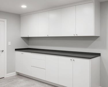 white and black abstract painting