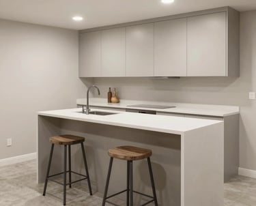 gray concrete wall inside building