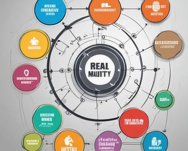 Clean abstract graphic representing agile maturity levels with subtle blue and gray tones.